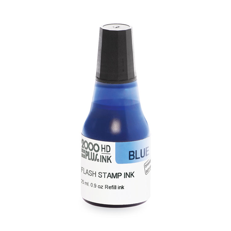 COSCO 2000PLUS Pre-Ink High Definition Refill Ink, Blue, 0.9 oz Bottle, Blue (COS033959)