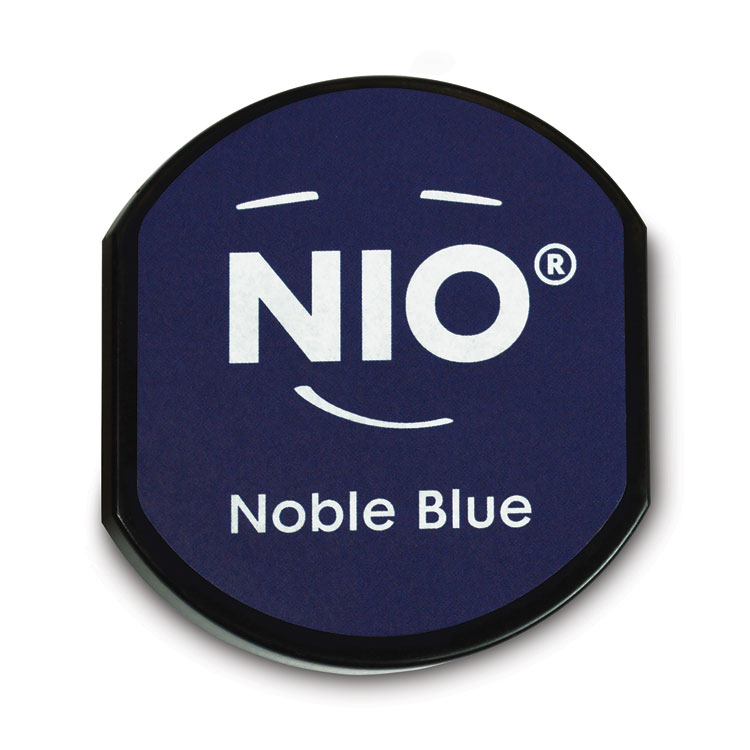 CONSOLIDATED STAMP Ink Pad for NIO Stamp with Voucher, 2.75" x 2.75", Noble Blue (COS071510)