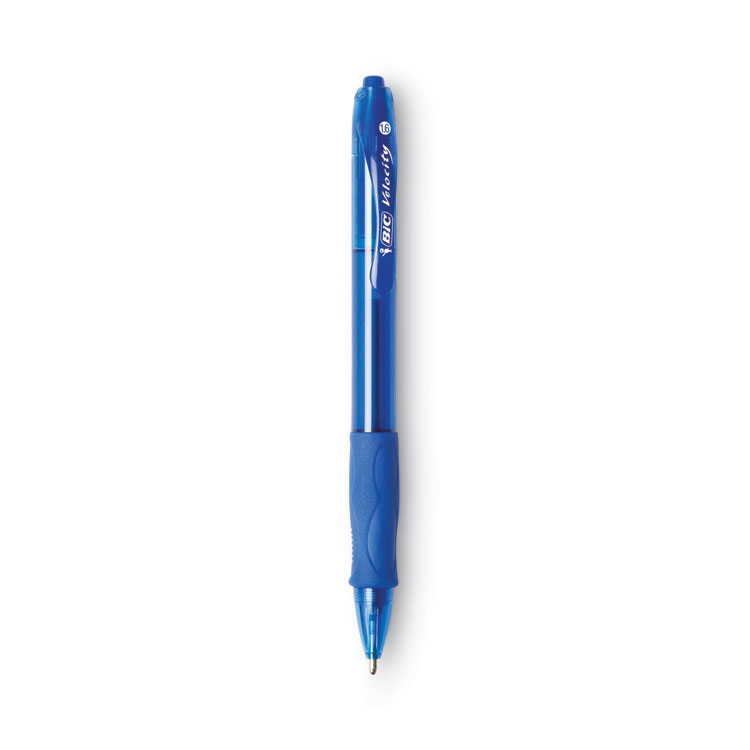 BIC GLIDE Bold Ballpoint Pen Value Pack, Retractable, Bold 1.6 mm, Blue Ink, Translucent Blue Barrel, 36/Pack (BICVLGB361BE)