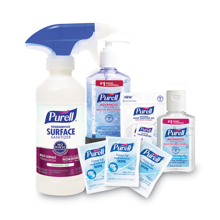 PURELL Employee Care Kit, Hand and Surface Sanitizers, 6/Carton (GOJ992006EEKIT)