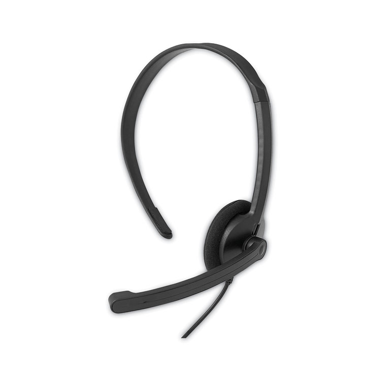 Verbatim Mono Headset with Microphone and In-Line Remote, Black (VER70722)