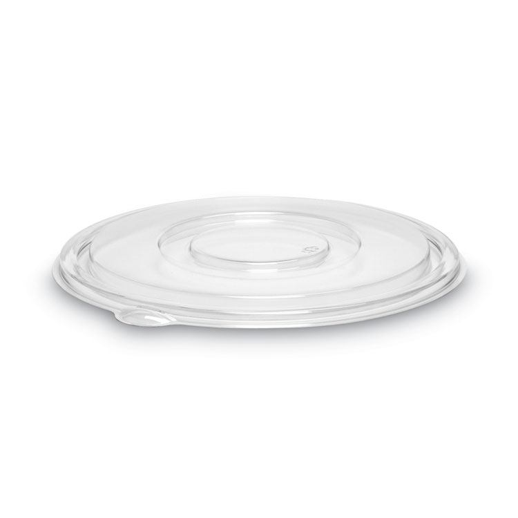 WNA Caterline Pack n' Serve Plastic Lids, Flat Lid, 10" Diameter, Clear, 50/Carton (WNAAPB80FLAT)