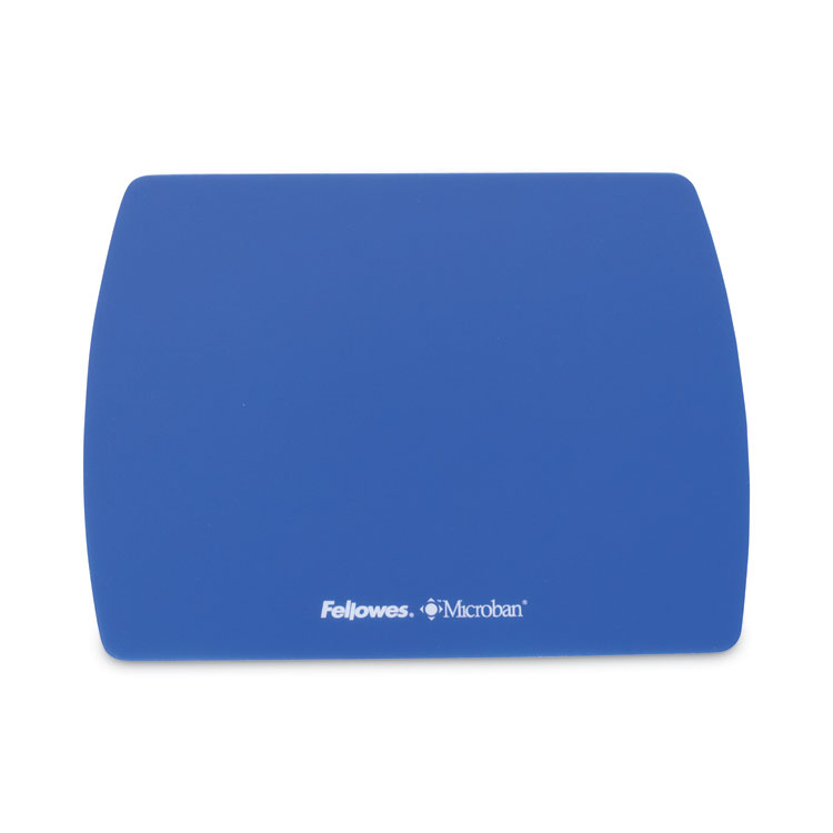 Fellowes Ultra Thin Mouse Pad with Microban Protection, 9 x 7, Sapphire Blue (FEL5908001)