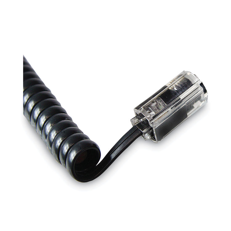 Softalk Rotating 360 Telephone Cord Detangler, Clear/Black (SOF21002)