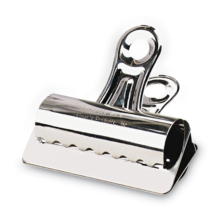 X-ACTO Bulldog Clips, Jumbo, Nickel, 12/Box (EPI2004LMR)