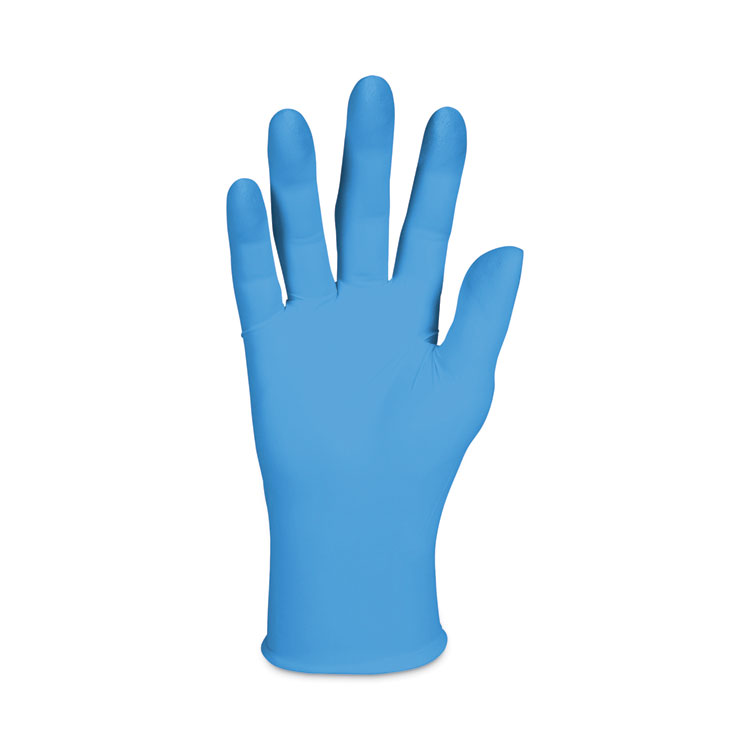 KleenGuard G10 2PRO Nitrile Gloves, Powder-Free, X-Large, 6 mil Thick, 9.5" Long, Blue, 90/Box (ANS54424)