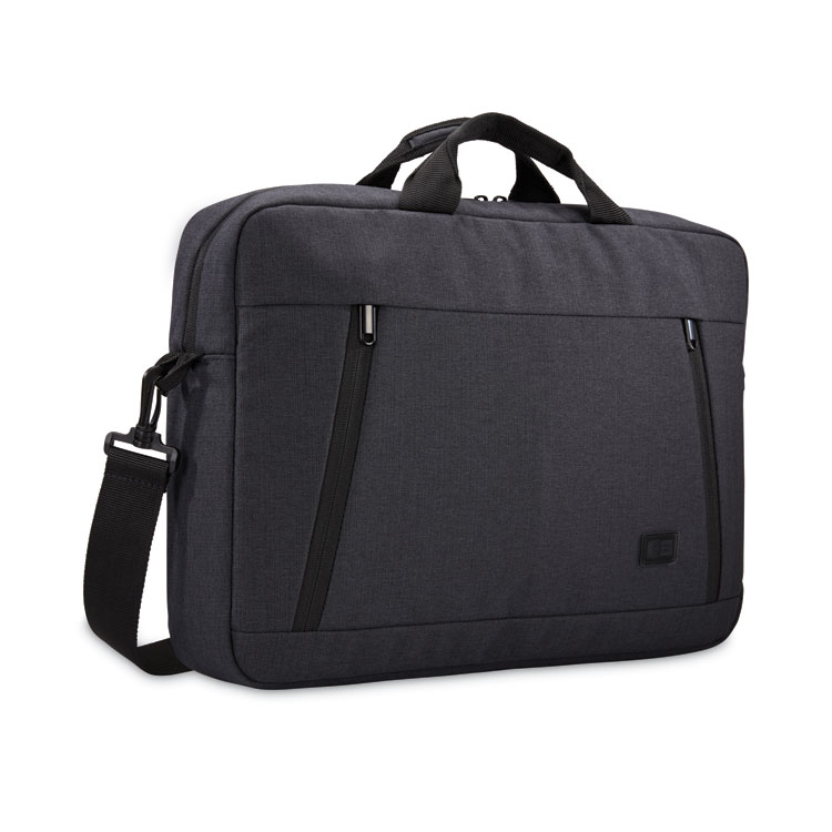 Case Logic Huxton 15.6" Laptop Attache, Fits Devices Up to 15.6", Polyester, 16.3 x 2.8 x 12.4, Black (CLG3204653)