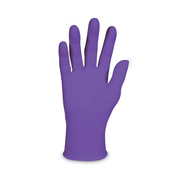 Kimtech PURPLE NITRILE Exam Gloves, Powder-Free, Medium, 6 mil Thick, 9.5" Long, Purple, 100/Box (ANS55082)