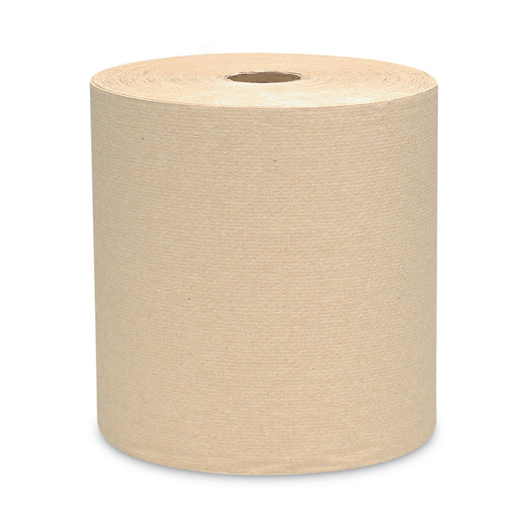 Scott Essential Hard Roll Towels for Business, 1-Ply, 8" x 800 ft, 1.5" Core, Natural, 12 Rolls/Carton (KCC04142)