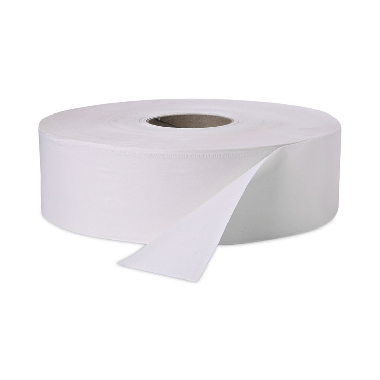 Windsoft Jumbo Roll Bath Tissue, Septic Safe, 2-Ply, 3.4" x 1,000 ft, White, 12 Rolls/Carton (WIN202)