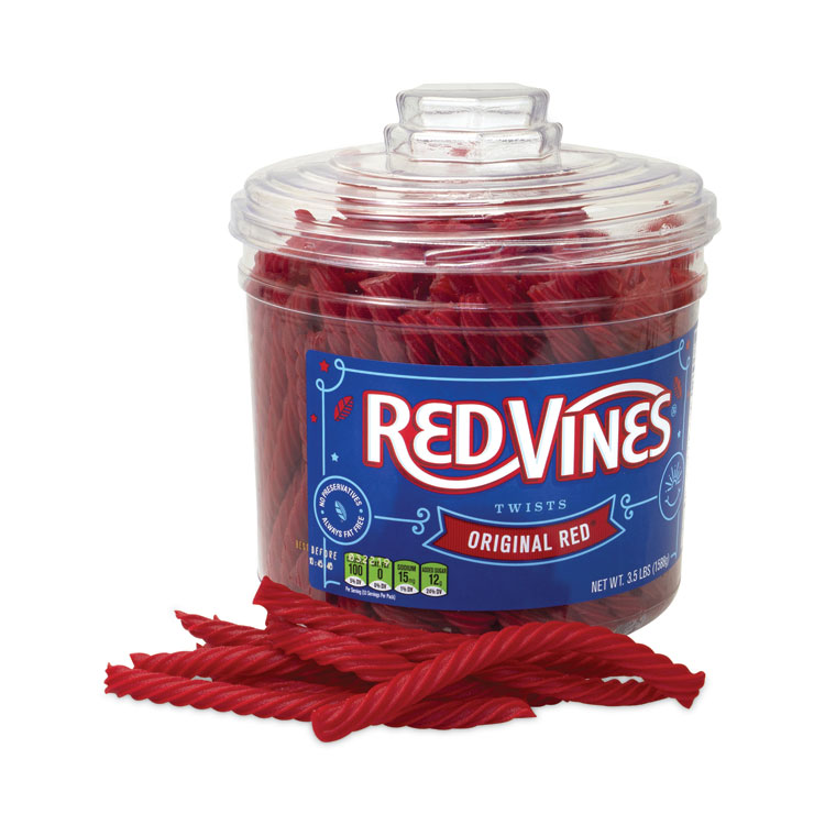 Red Vines Original Red Twists, 3.5 lb Tub (GRR20906016)