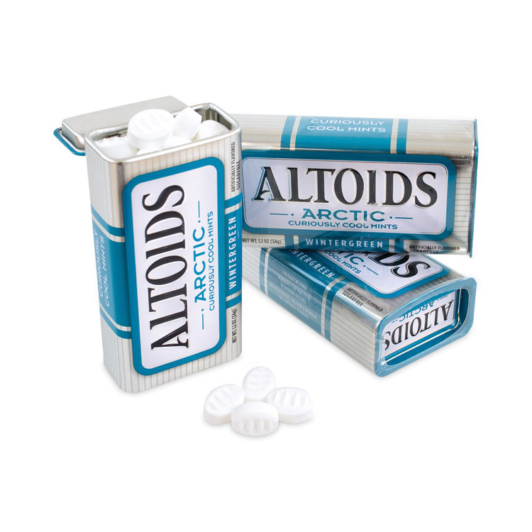 Altoids Arctic Wintergreen Mints, 1.2 oz, 8 Tins/Pack (GRR20900489)