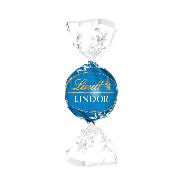 Lindt Lindor Truffles Milk Chocolate Sea Salt, 1.85 lb, 60 Pieces/Carton (GRR20900387)