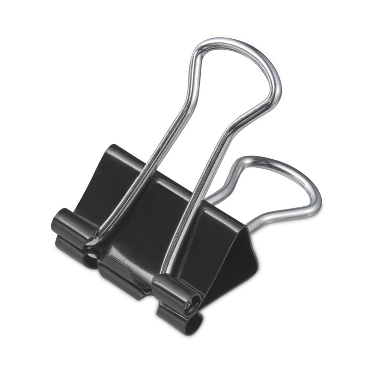 Universal Binder Clips Value Pack, Small, Black/Silver, 36/Box (UNV10200VP3)