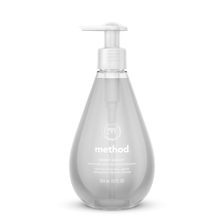 Method Gel Hand Wash, Sweet Water Scent, 12 oz, 6/Carton (MTH00034CT)