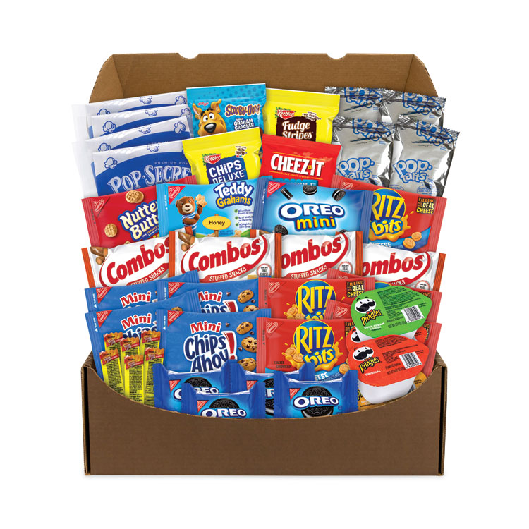 Snack Box Pros Quarantine Snack Box, 42 Assorted Snacks/Box, 5 lb Box (GRR70000085)