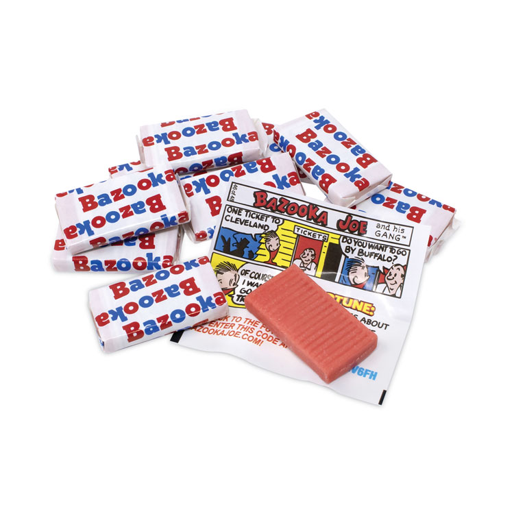 Bazooka Original Bubble Gum Tub, 47.6 oz Tub, 225 Pieces (GRR20900351)