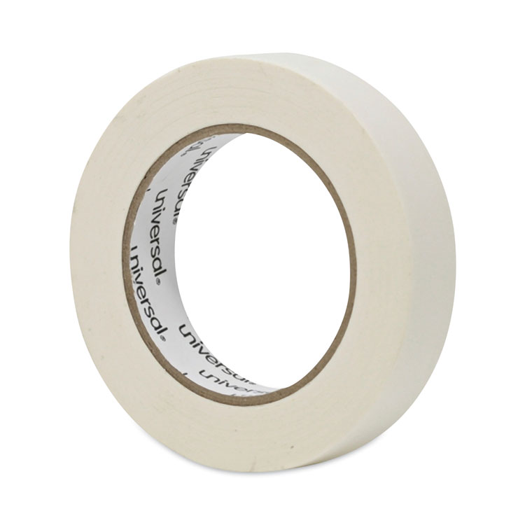 Universal General-Purpose Masking Tape, 3" Core, 24 mm x 54.8 m, Beige, 3/Pack (UNV51301)