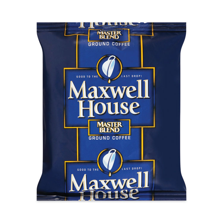 Maxwell House Master Blend Ground Coffee, 1.25 oz Fraction Pack, 42/Carton (GRR20902528)
