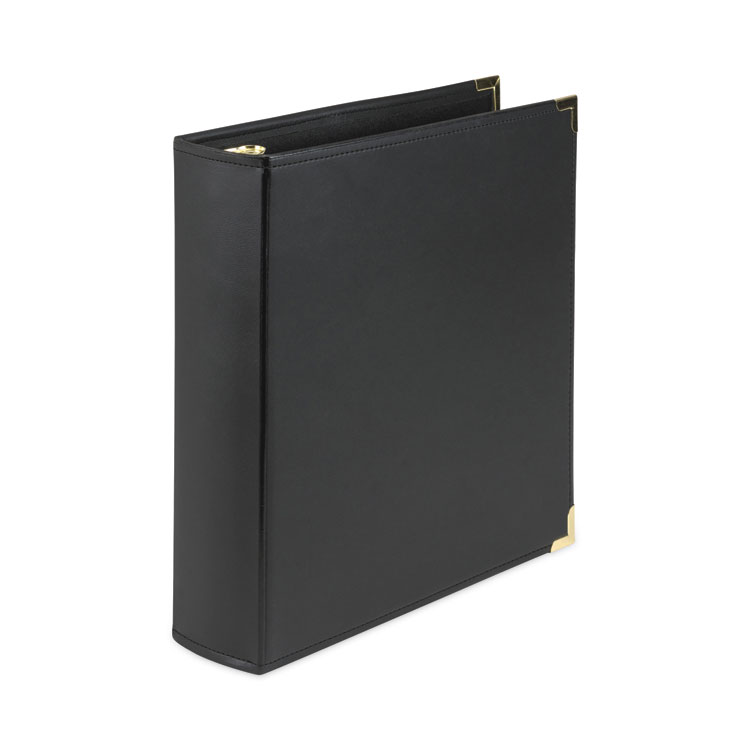 Samsill Classic Collection Ring Binder, 3 Rings, 2" Capacity, 11 x 8.5, Black (SAM15160)
