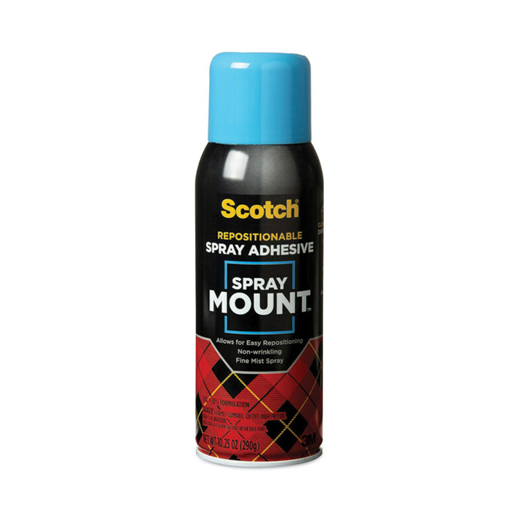 Scotch Spray Mount Repositionable Adhesive, 10.25 oz, Dries Clear (MMM6065)