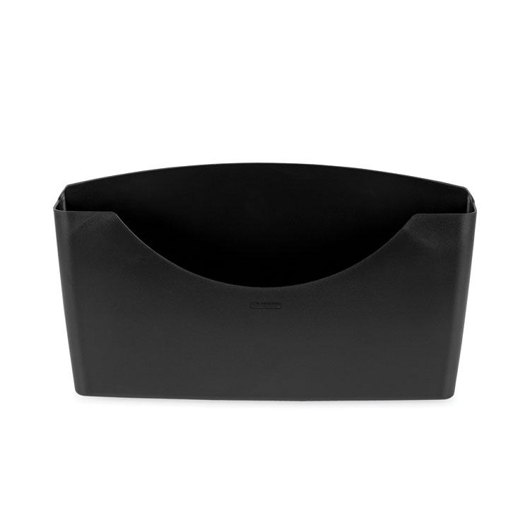 Fellowes Plastic Partition Additions File Pocket, Letter Size, 14" x 2.5" x 7.75", Dark Graphite (FEL75275)