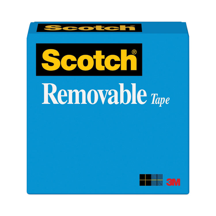 Scotch Removable Tape, 1" Core, 0.75" x 36 yds, Transparent (MMM811341296)