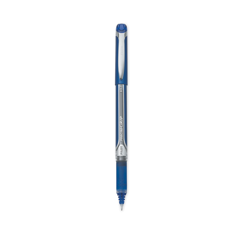 Pilot Precise Grip Rollerball Pen, Stick, Bold 1 mm, Blue Ink, Blue Barrel (PIL28902)