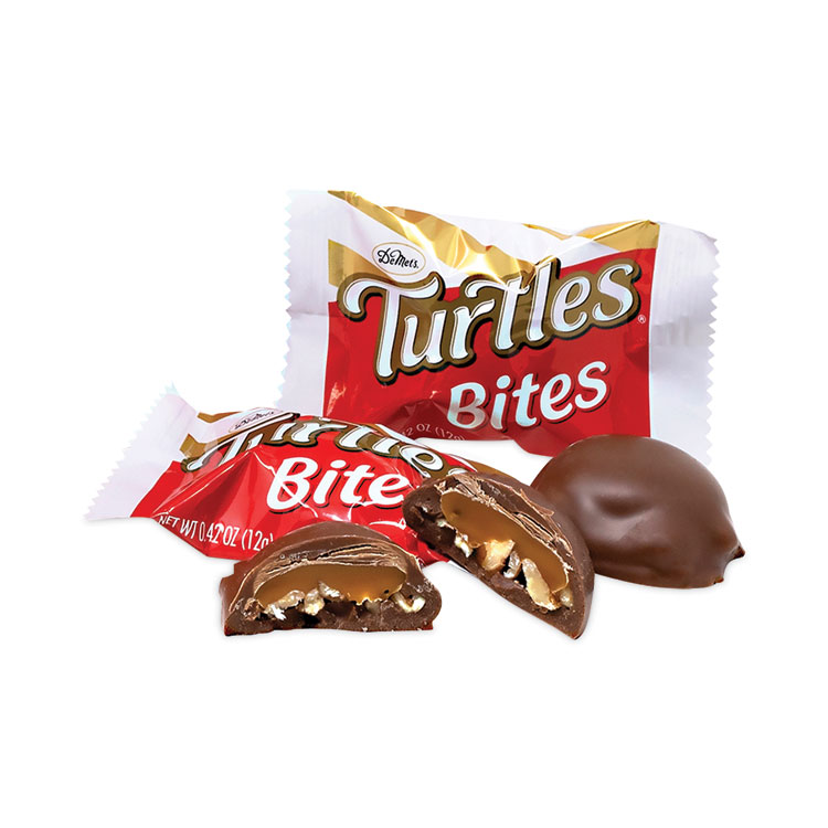 DeMet's Turtles Original Bite Size Candy, 0.42 oz, 60/Carton (GRR20905618)