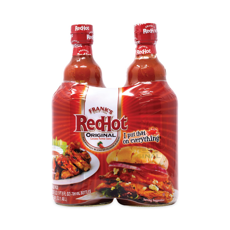 GRR22000709 - Frank's RedHot Original Hot Sauce, 25 oz Bottle, 2/Pack (GRR22000709)
