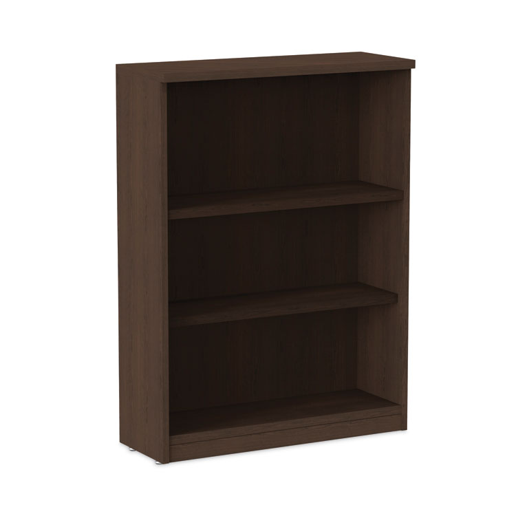 Alera Alera Valencia Series Bookcase, Three-Shelf, 31.75w x 14d x 39.38h, Espresso (ALEVA634432ES)