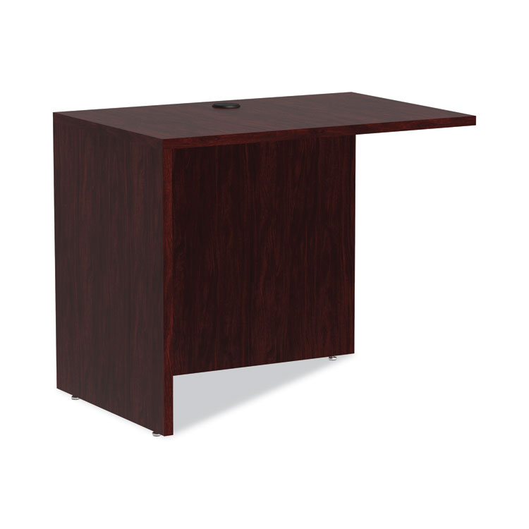 Alera Alera Valencia Series Reversible Return/Bridge Shell, 35w x 23.63d x 29.5h, Mahogany (ALEVA353624MY)
