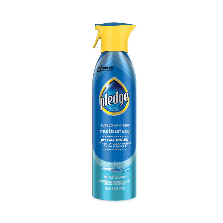 Pledge Multi-Surface Everyday, Rainshower, 9.7 oz Aerosol Spray (SJN339851EA)