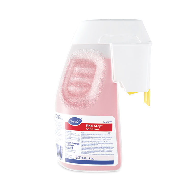 Diversey Final Step Sanitizer, Liquid, 2.5 L Intake System (DVO101105267)