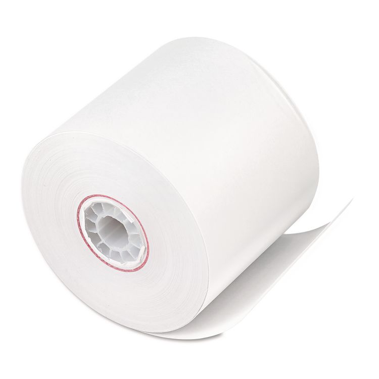 Iconex Impact Bond Paper Rolls, 2.25" x 150 ft, White, 100/Carton (ICX90740510)
