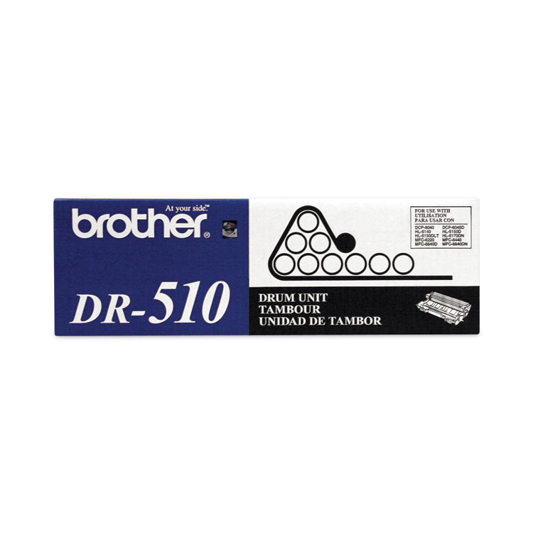 BROTHER INTL. CORP. DR510 Drum Unit, 20,000 Page-Yield, Black (BRTDR510)