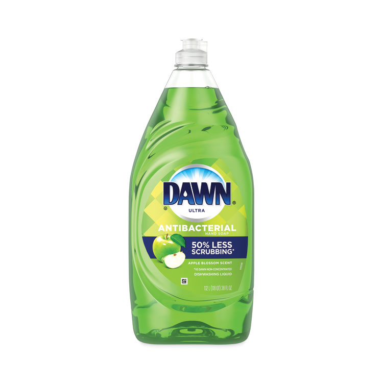 Dawn Ultra Antibacterial Dishwashing Liquid, Apple Blossom Scent, 38 oz Bottle (PGC01134EA)