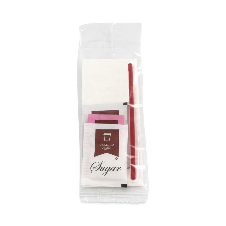 Coffee Pro Economy Coffee Condiment Kit, 500/Carton (OGFCCK11111C500)