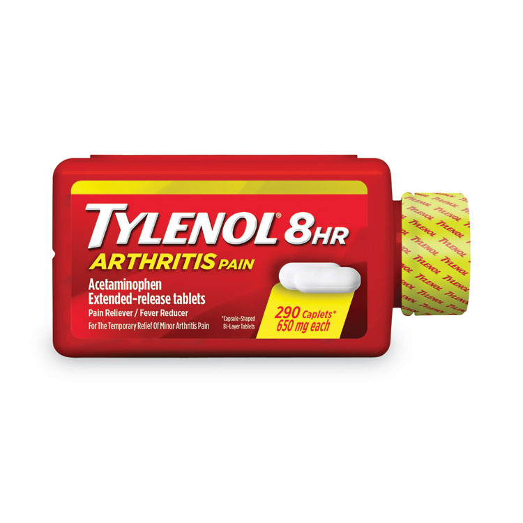 Tylenol 8-Hour Arthritis Pain Extended Release Tablets, 650 mg, 290/Bottle (GRR22000640)