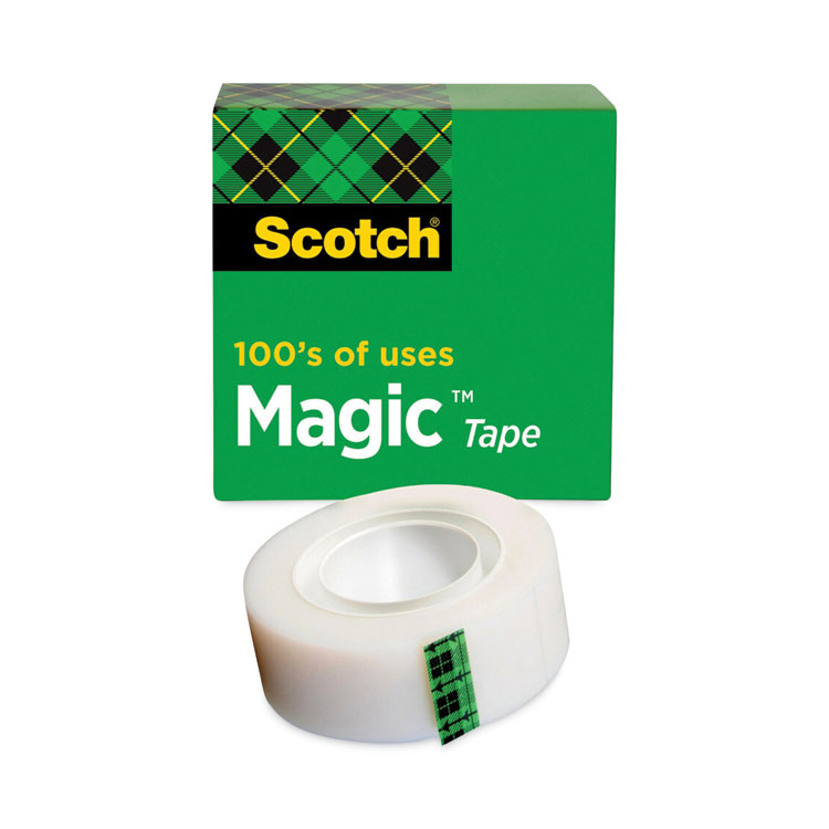 Scotch Magic Tape Refill, 1" Core, 0.75" x 36 yds, Clear (MMM810341296)