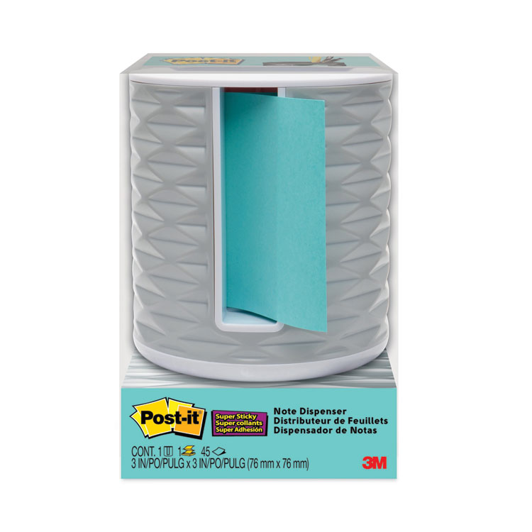 Post-it Pop-up Notes Super Sticky Vertical Pop-up Note Dispenser, For 3 x 3 Pads, White (MMMABS330W)