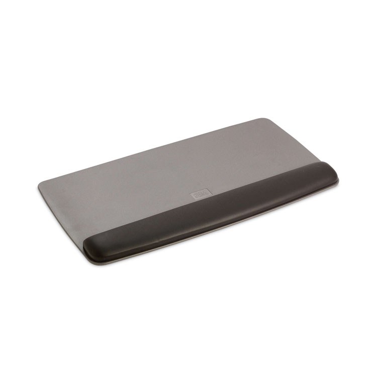 3M Antimicrobial Gel Keyboard Wrist Rest Platform, 19.6 x 10.6, Black/Gray/Silver (MMMWR420LE)