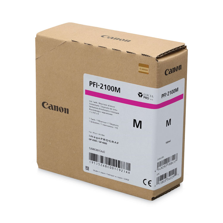 Canon 5268C001AA (PFI-2100) Ink, Magenta (CNM5268C001AA)