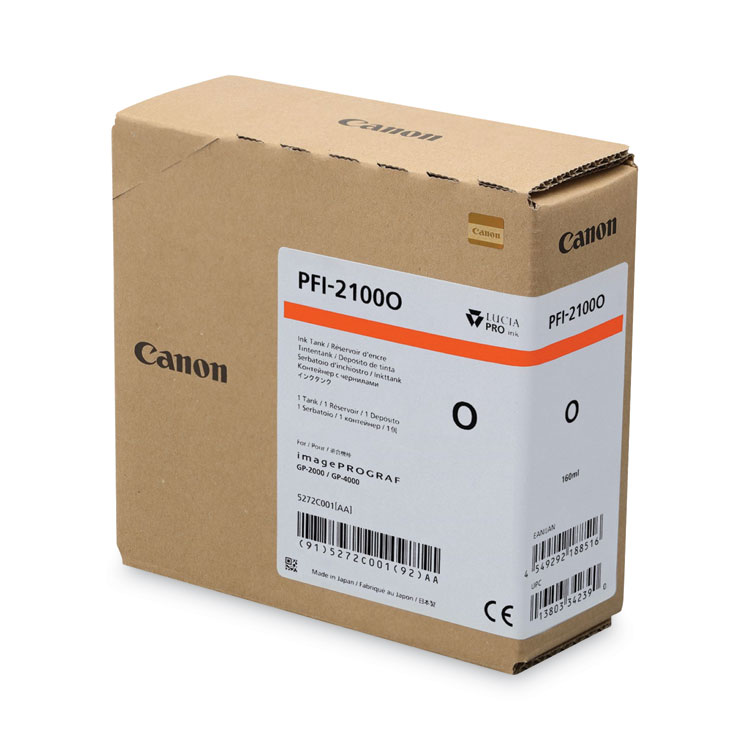 Canon 5272C001AA (PFI-2100) Ink, Orange (CNM5272C001AA)