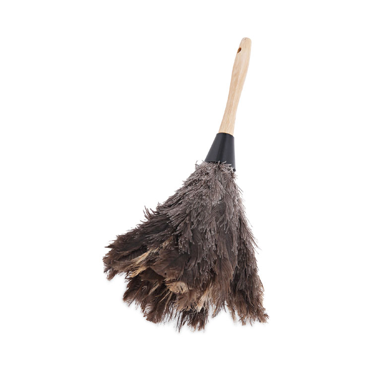Boardwalk Professional Ostrich Feather Duster, 6" Wood Handle (BWK14FD)