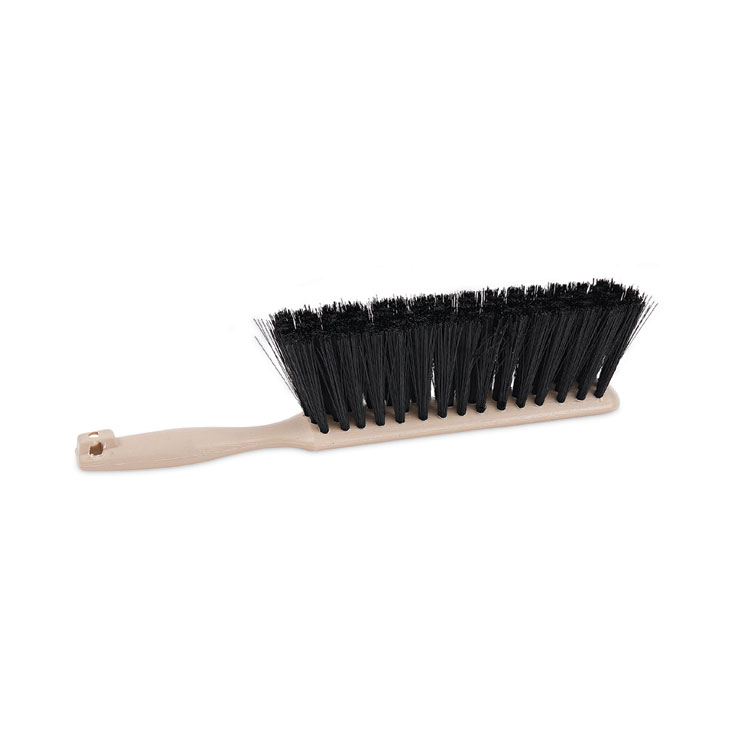 Boardwalk Counter Brush, Black Polypropylene, 4.5" Brush, 3.5" Tan Plastic Handle (BWK5308)