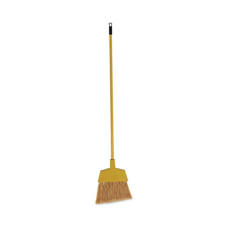 Boardwalk Corn Fiber Angled-Head Lobby Brooms, 55" Handle, Yellow, 12/Carton (BWKBRMAXIL)