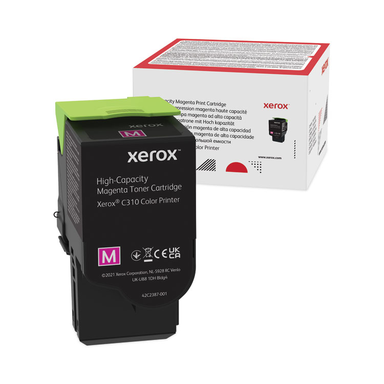 Xerox 006R04366 High-Yield Toner, 5,500 Page-Yield, Magenta (XER006R04366)