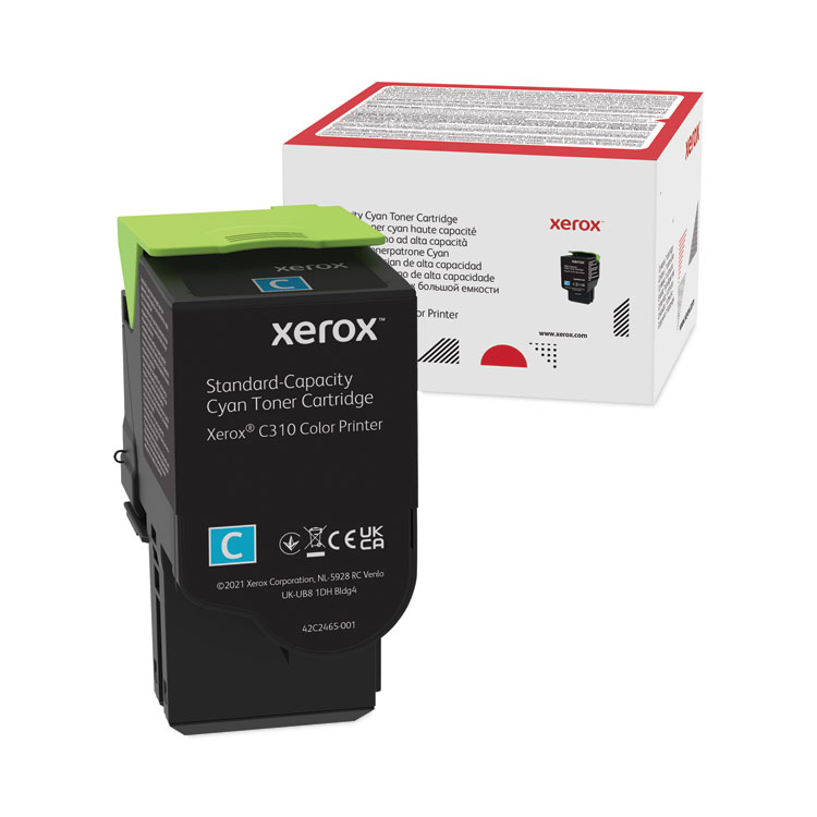Xerox 006R04357 Toner, 2,000 Page-Yield, Cyan (XER006R04357)