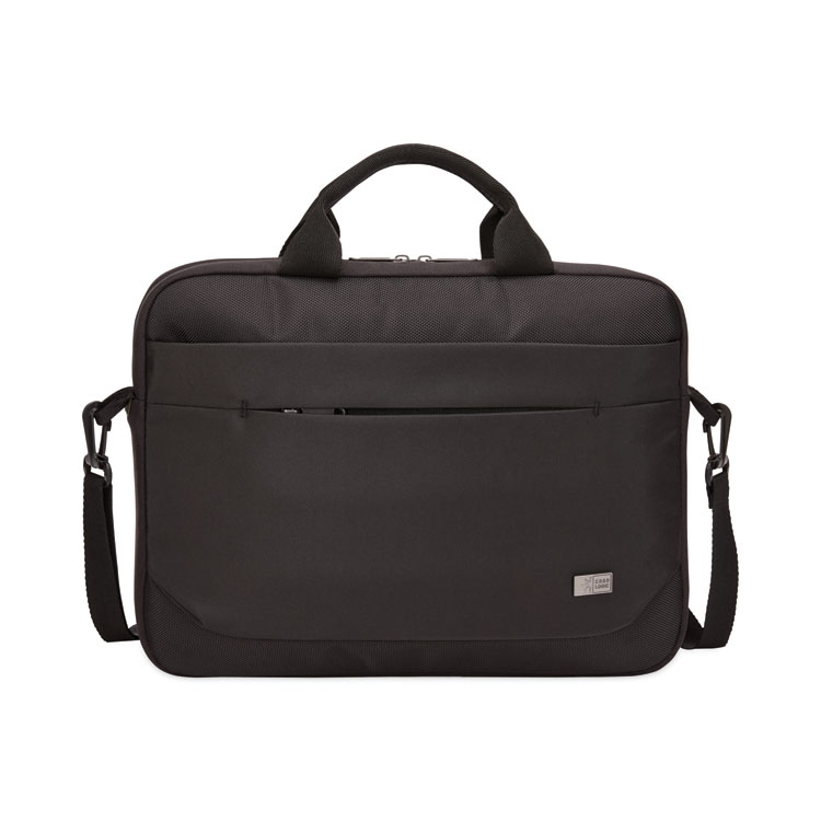 Case Logic Advantage Laptop Attache, Fits Devices Up to 15.6", Polyester, 16.1 x 2.8 x 13.8, Black (CLG3203988)